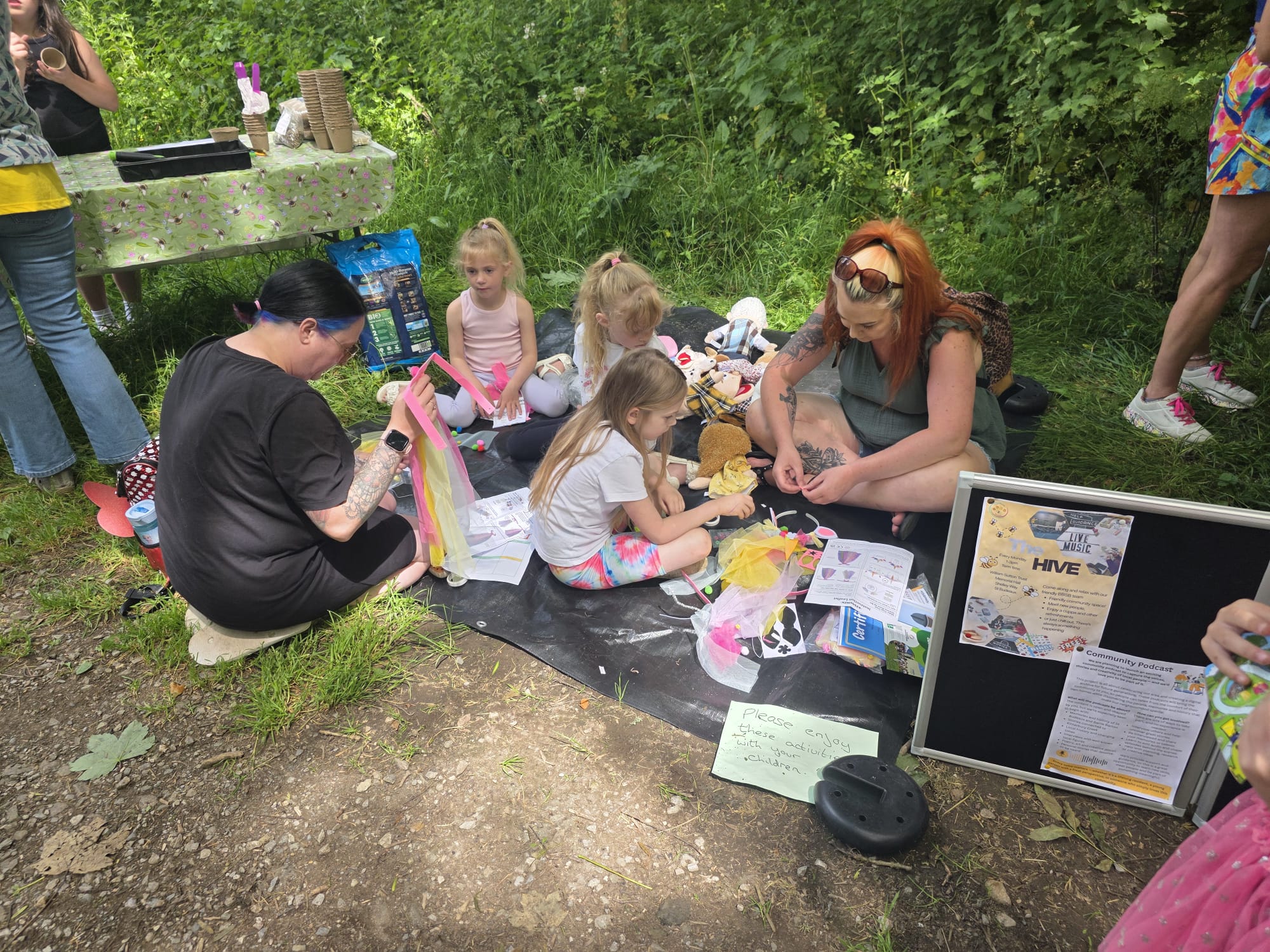Blue Sparks - Barne Barton and St Budeaux Community Forum (BBSB) - Community Fun Day at Kinterbury Creek
